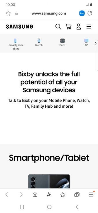 Press the Home key to return to the home screen.