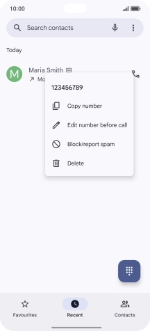 Press Block/report spam.