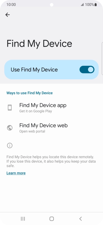 Press the Home key to return to the home screen. Press the Home key to return to the home screen.
