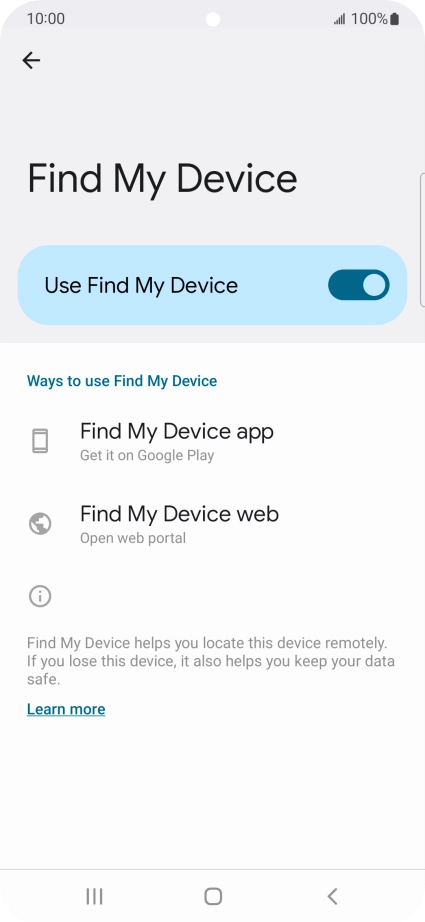 Press the Home key to return to the home screen. Press the Home key to return to the home screen.
