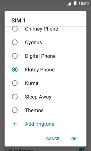 Press the required ring tones to hear them. Press the required ring tones to hear them.