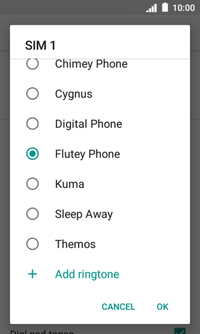 Press the required ring tones to hear them. Press the required ring tones to hear them.