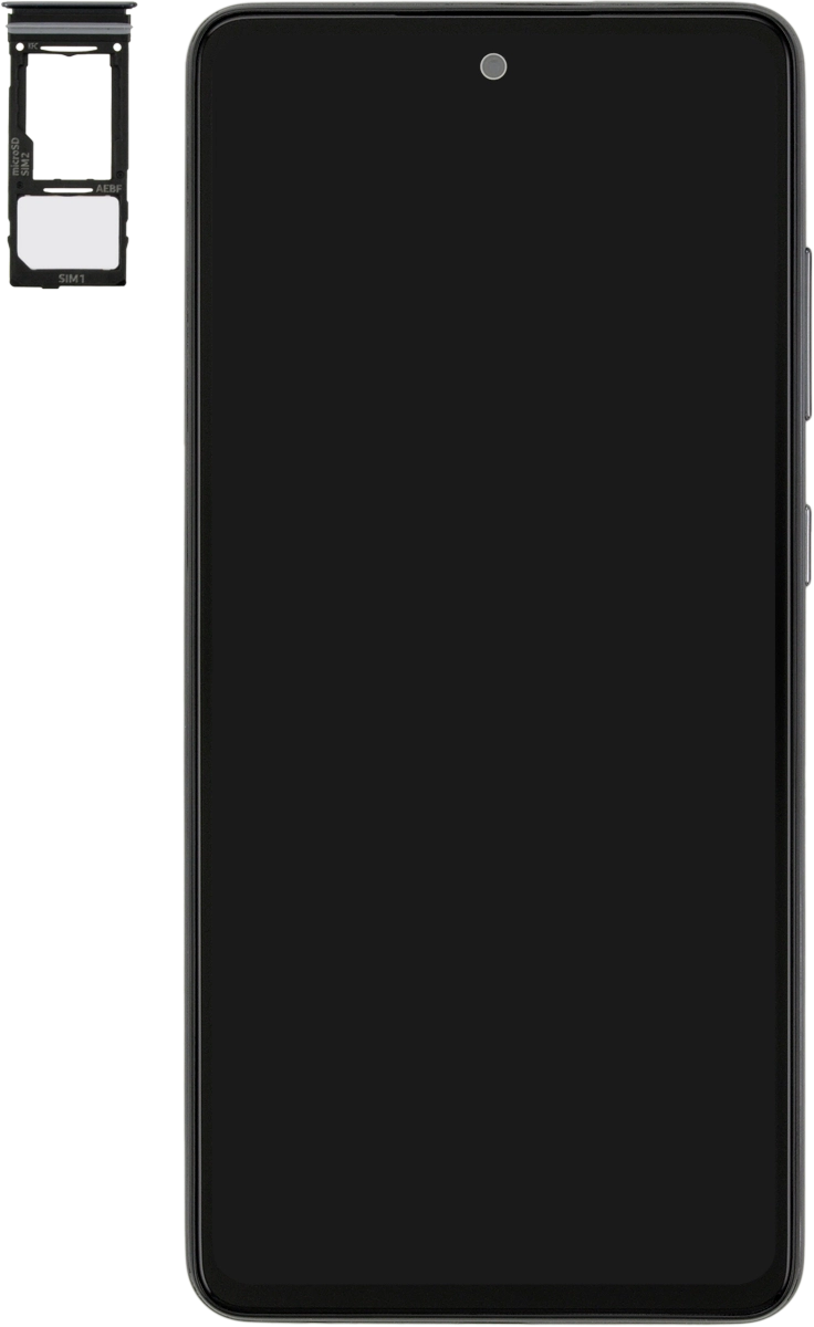 Turn the memory card so the angled corner of the memory card matches the angled corner of the memory card holder and place the card in the holder.