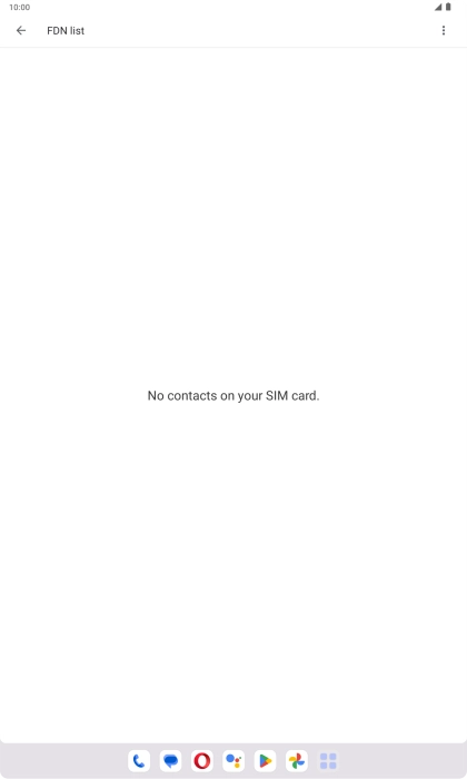 Press the menu icon. Press the menu icon.