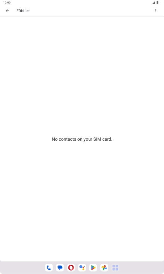 Press the menu icon. Press the menu icon.