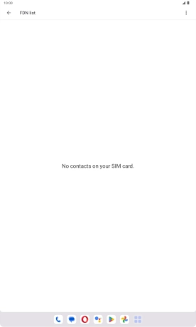 Press the menu icon. Press the menu icon.