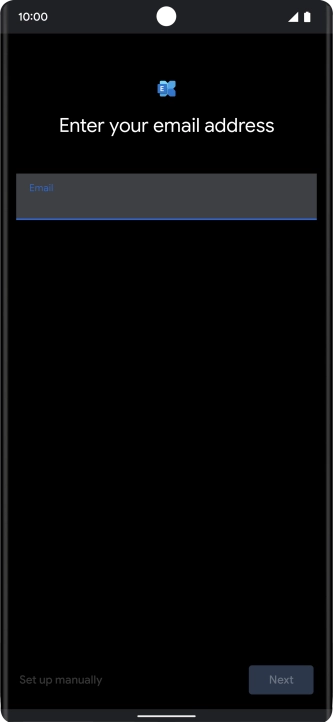 Press the field below 