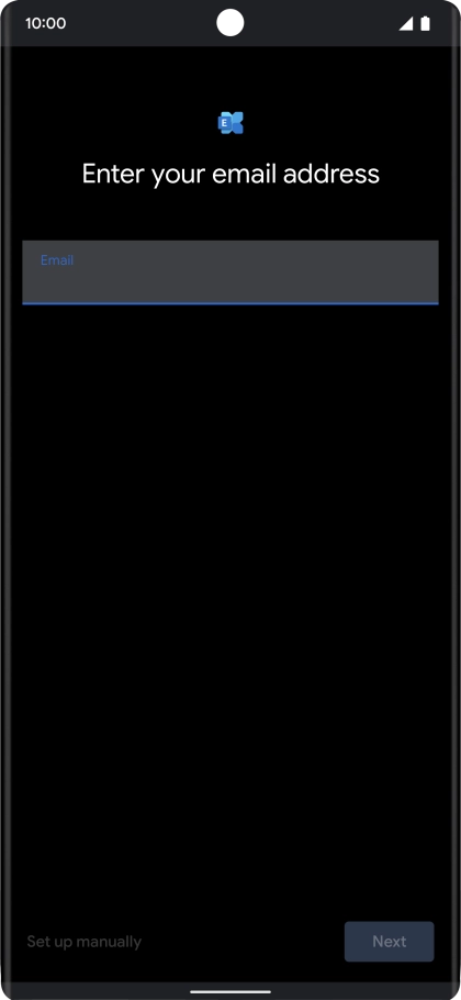 Press the field below 