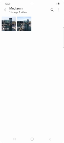 Press and hold the required picture or video clip.