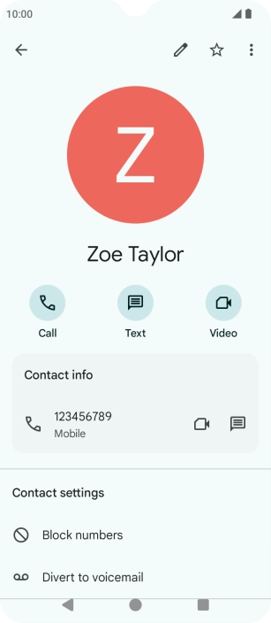 Press the Home key to return to the home screen.
