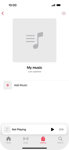Press Add Music.