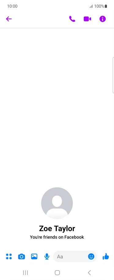 Press the text input field. Press the text input field.