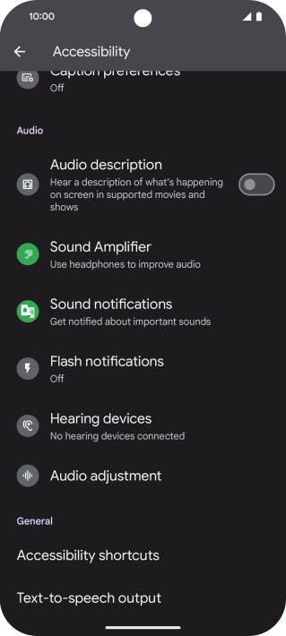 Press the required category below 