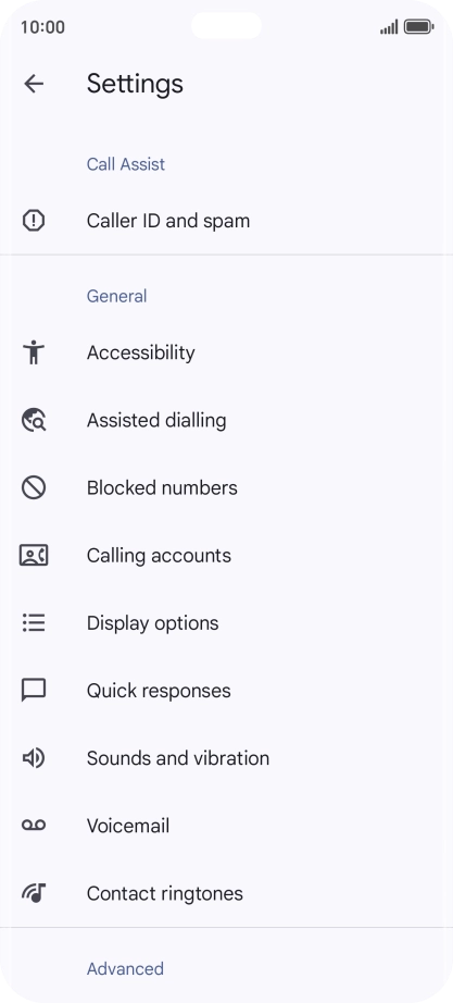 Press Calling accounts. Press Calling accounts.