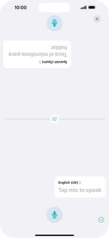 Press the end icon to end two-way view.