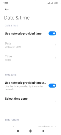 Press the Home key to return to the home screen. Press the Home key to return to the home screen.