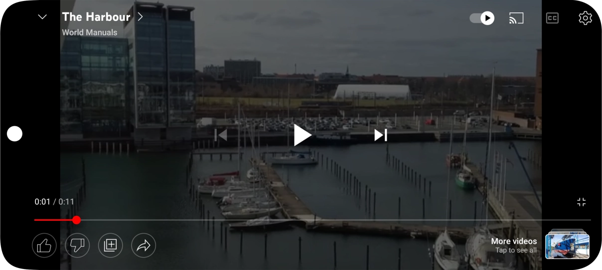 Press and hold the save icon.