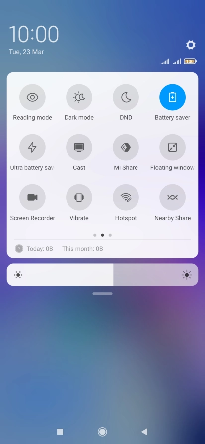 Press the Home key to return to the home screen.