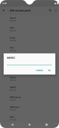 Key in http://mms.vodafone.co.uk/servlets/mms and press OK.