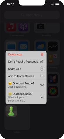 Press Don't Require Passcode.