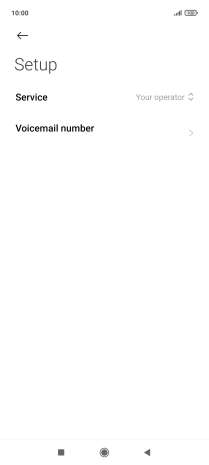 Press Voicemail number.