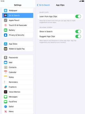 Press the indicators next to the required settings to turn them on or off. Press the indicators next to the required settings to turn them on or off.