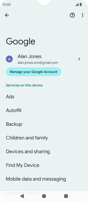 Press Find My Device. Press Find My Device.
