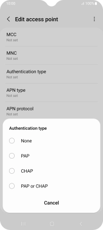 Press None. Press None.