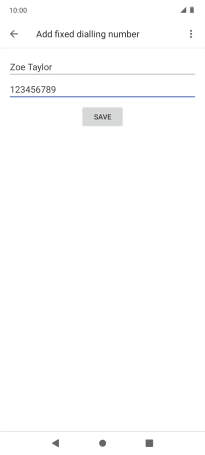 Press SAVE. Press SAVE.