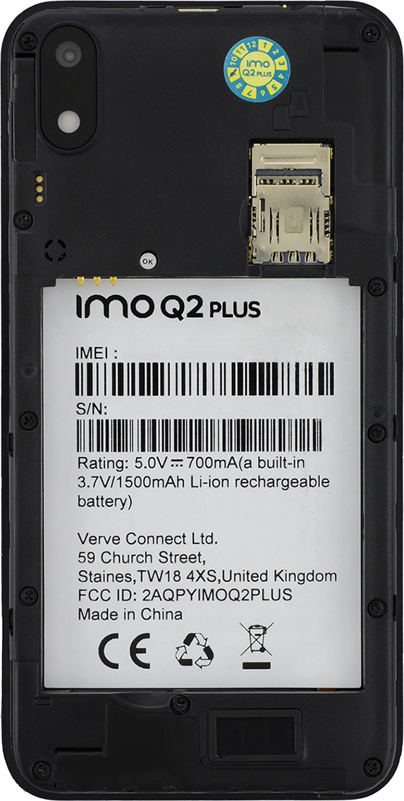 Place your SIM as illustrated on the SIM holder.