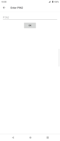 Press PIN2 and key in your PIN2. The default PIN2 is 1111.