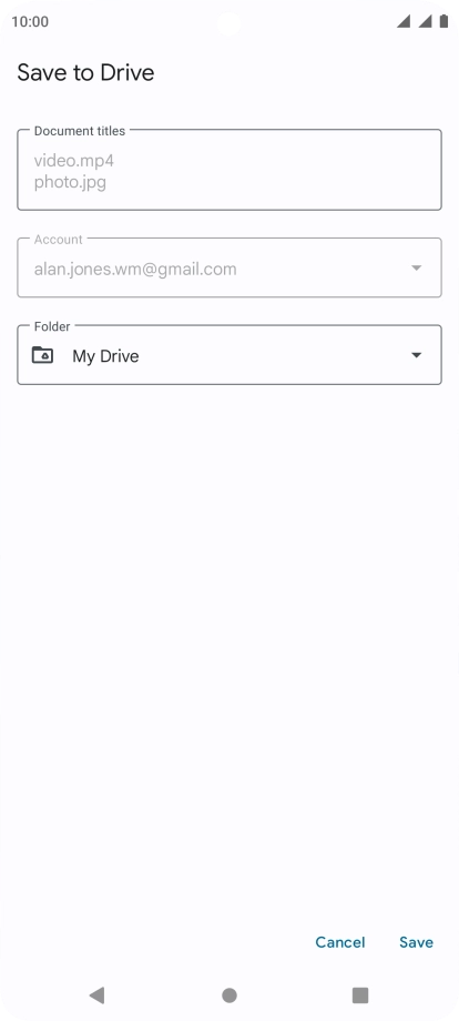 Press the field below 