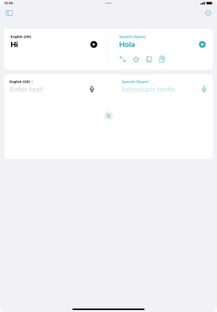 Press the screen size icon.
