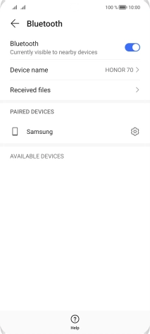 Slide your finger upwards starting from the bottom of the screen to return to the home screen.