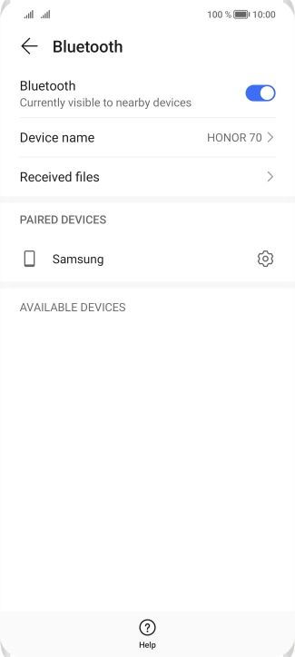 Slide your finger upwards starting from the bottom of the screen to return to the home screen.