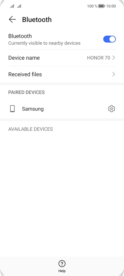 Slide your finger upwards starting from the bottom of the screen to return to the home screen.