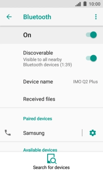 Press the Home key to return to the home screen.