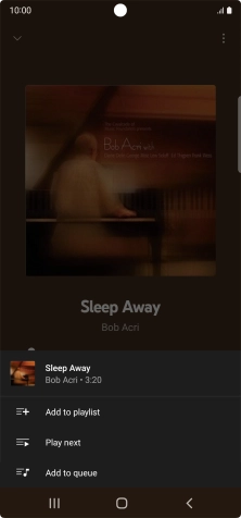 Press Add to playlist.