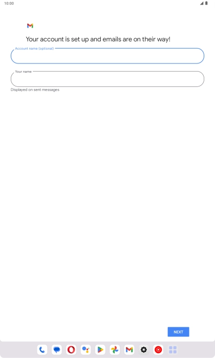 Press the field below 