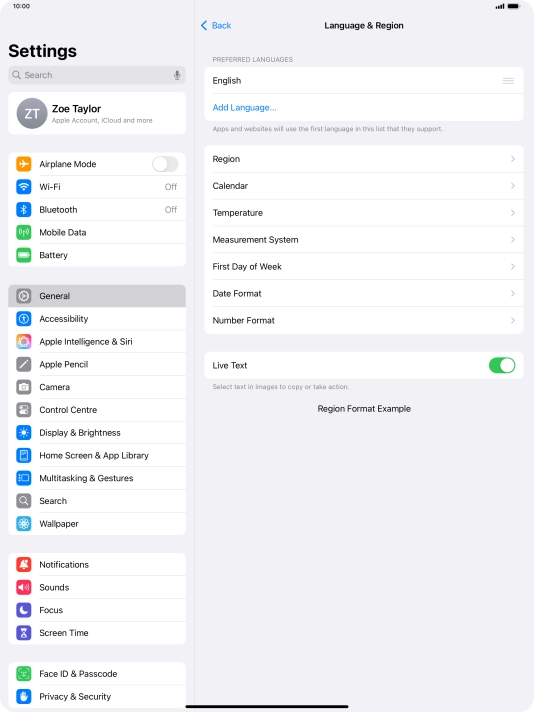 Press Add Language....