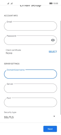 Press the field below Press the field below