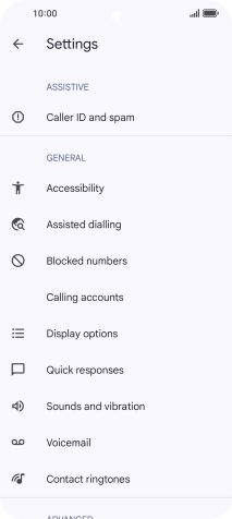 Press Calling accounts.