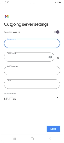 Press the field below 