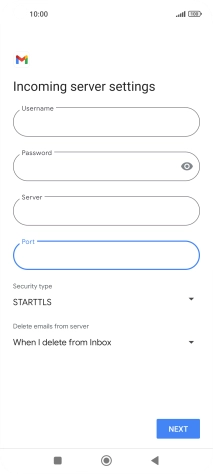 Press the drop down list below 