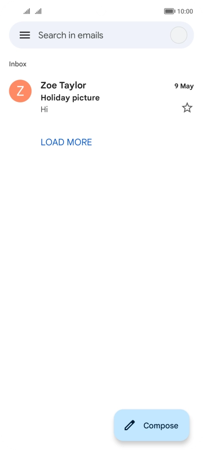 Press the profile icon. Press the profile icon.