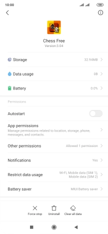 Press the Home key to return to the home screen.