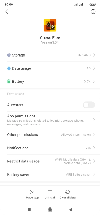 Press the Home key to return to the home screen.