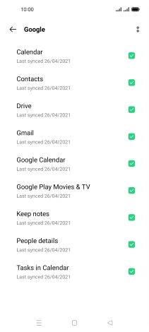 Press the Home key to return to the home screen.
