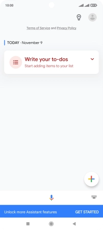 Press the profile icon.
