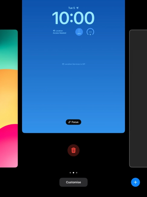 Press the delete icon.
